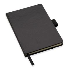 Vue Carnet A6 avec stylo - Notalux de couleur noir| Krokrodeal