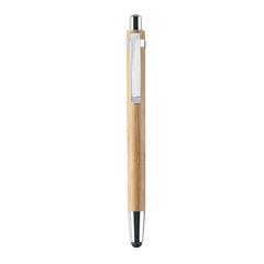 Vue Coffret stylo et crayon en bam - Bambooset de couleur marron| Krokrodeal