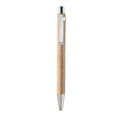 Vue Coffret stylo et crayon en bam - Bambooset de couleur marron| Krokrodeal