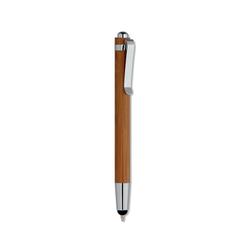 Vue Coffret stylo et crayon en bam - Bambooset de couleur marron| Krokrodeal