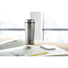 Vue Bouteille à double paroi 400ml - Rodeodrive de couleur gris| Krokrodeal
