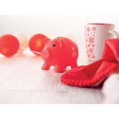 Vue Tirelire - Softco de couleur rouge| Krokrodeal