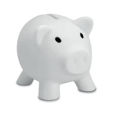 Vue Tirelire - Softco de couleur blanc| Krokrodeal