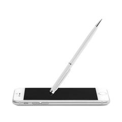 Vue Stylo-stylet - Neilo touch de couleur blanc| Krokrodeal