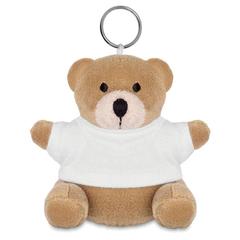 Vue Porte-clés ourson - Nil de couleur blanc| Krokrodeal
