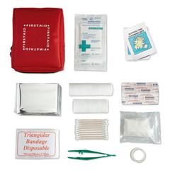 Vue Trousse de secours - Karla de couleur rouge| Krokrodeal