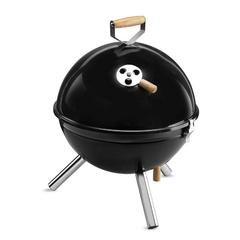 Vue Barbecue démontable - Knocking de couleur noir| Krokrodeal