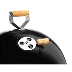 Vue Barbecue démontable - Knocking de couleur noir| Krokrodeal
