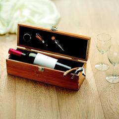 Vue Set à vin en bambou - Tardor de couleur marron| Krokrodeal