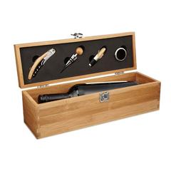 Vue Set à vin en bambou - Tardor de couleur marron| Krokrodeal
