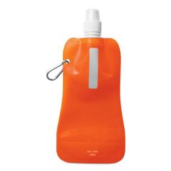 Vue Gourde pliable - Gates de couleur orange| Krokrodeal