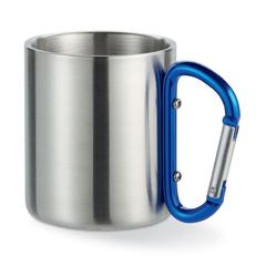 Vue Mug double paroi - Trumbo de couleur bleu| Krokrodeal