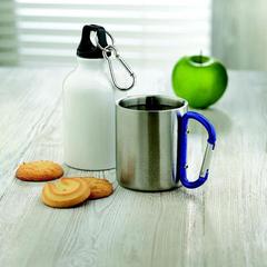 Vue Mug double paroi - Trumbo de couleur bleu| Krokrodeal