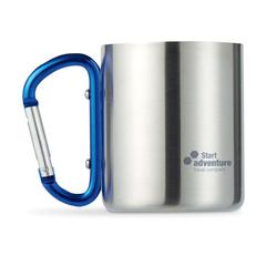 Vue Mug double paroi - Trumbo de couleur bleu| Krokrodeal