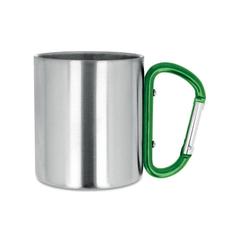 Vue Mug double paroi - Trumbo de couleur vert| Krokrodeal
