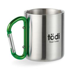 Vue Mug double paroi - Trumbo de couleur vert| Krokrodeal