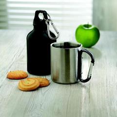 Vue Mug double paroi - Trumbo de couleur noir| Krokrodeal