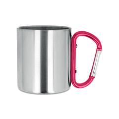 Vue Mug double paroi - Trumbo de couleur rouge| Krokrodeal
