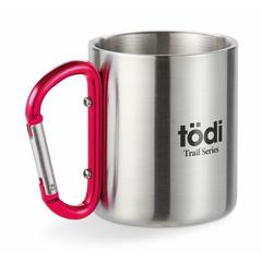 Vue Mug double paroi - Trumbo de couleur rouge| Krokrodeal