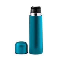 Vue Bouteille double paroi 500ml - Chan de couleur bleu| Krokrodeal