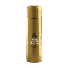 Vue Bouteille double paroi 500ml - Chan de couleur jaune| Krokrodeal