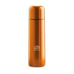 Vue Bouteille double paroi 500ml - Chan de couleur orange| Krokrodeal