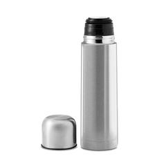 Vue Bouteille double paroi 500ml - Chan de couleur gris| Krokrodeal