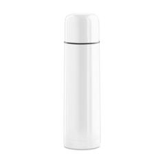 Vue Bouteille double paroi 500ml - Chan de couleur blanc| Krokrodeal