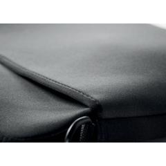 Vue Pochette pour ordinateur porta - Neolap de couleur noir| Krokrodeal