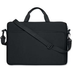 Vue Pochette pour ordinateur porta - Neolap de couleur noir| Krokrodeal