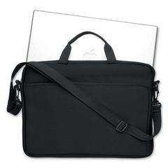 Vue Pochette pour ordinateur porta - Neolap de couleur noir| Krokrodeal
