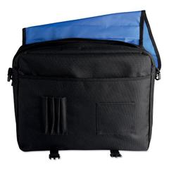 Vue Porte-documents - Flapa de couleur bleu| Krokrodeal