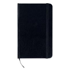 Vue Bloc-notes A5 - Squared de couleur noir| Krokrodeal