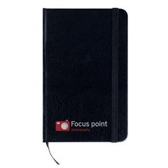 Vue Bloc-notes A5 - Squared de couleur noir| Krokrodeal