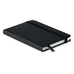 Vue Bloc-notes A5 - Squared de couleur noir| Krokrodeal