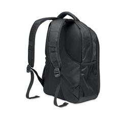 Vue Sac à dos pour ordinateur port - Macau de couleur noir| Krokrodeal