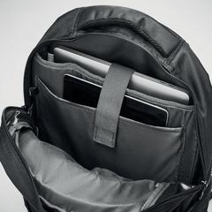 Vue Sac à dos pour ordinateur port - Macau de couleur noir| Krokrodeal