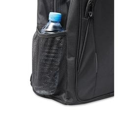 Vue Sac à dos pour ordinateur port - Macau de couleur noir| Krokrodeal