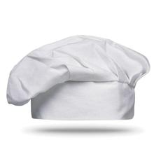 Vue Toque de chef en coton 130g/m2 - Chef de couleur blanc| Krokrodeal