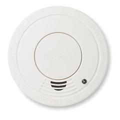 Vue Détecteur de fumée - Nonsmoke de couleur blanc| Krokrodeal