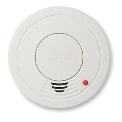 Vue Détecteur de fumée - Nonsmoke de couleur blanc| Krokrodeal