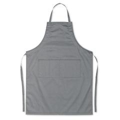 Vue Tablier de cuisine ajustable - Fitted kitab de couleur gris| Krokrodeal