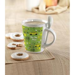 Vue Mug sublimation - Sublimkonik de couleur blanc| Krokrodeal