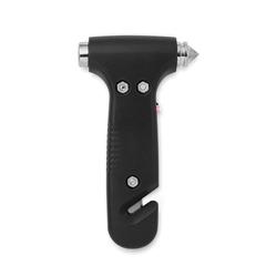 Vue Marteau de sécurité 3 en 1 - Resq de couleur noir| Krokrodeal
