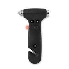 Vue Marteau de sécurité 3 en 1 - Resq de couleur noir| Krokrodeal