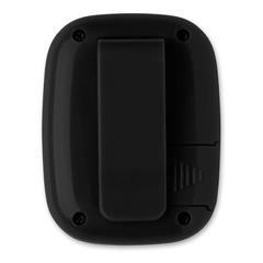 Vue Podomètre en ABS - Onmood de couleur noir| Krokrodeal
