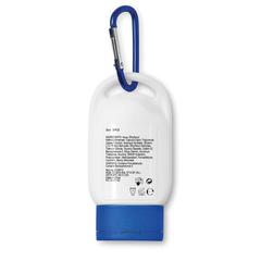 Vue Crème solaire - Suncare de couleur bleu| Krokrodeal