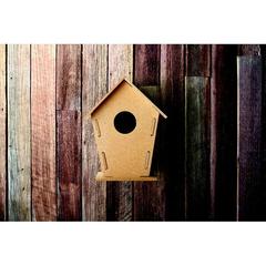 Vue Nichoir - Woohouse de couleur marron| Krokrodeal