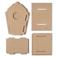 Vue Nichoir - Woohouse de couleur marron| Krokrodeal