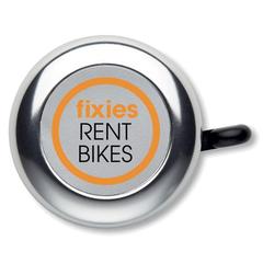 Vue Sonnette de vélo - Ringring de couleur gris| Krokrodeal